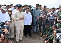 Mentan RI Kunker ke Lahan Cetak Sawah di Kecamatan Dadahup