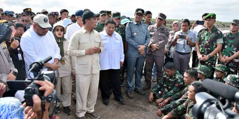 Mentan RI Kunker ke Lahan Cetak Sawah di Kecamatan Dadahup